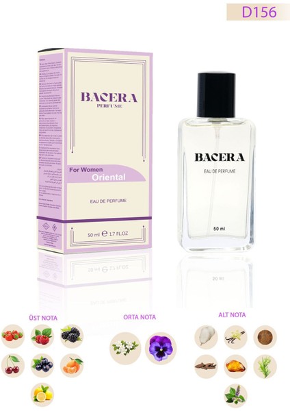 Bacera D156 Kadın Parfüm 50 ml