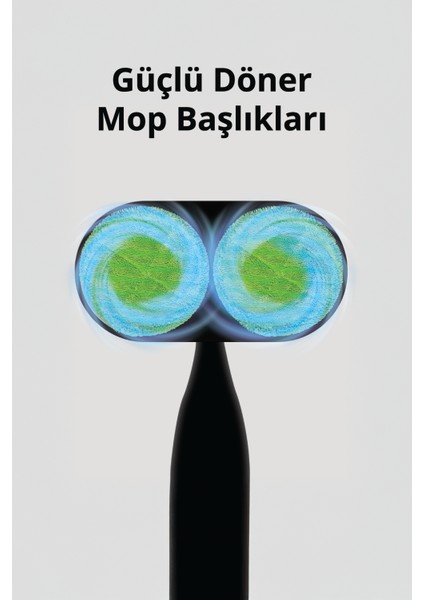 KSC-4220 Çok Fonksiyonlu Ayarlanabilir Seviyeli 10 Aparatlı Dikey Buharlı Mop - Buharlı Temizleyici