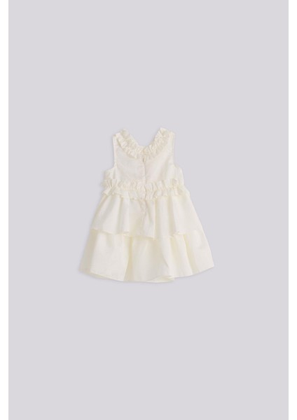 Bg Store Kız Bebek Beyaz Elbise