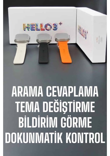Akıllı Saat Yeni Nesil Sesli Asistan Uyku ve Sağlık Takibi Adımsayar