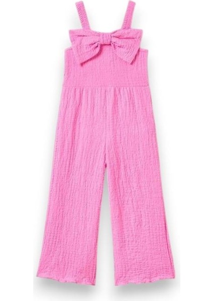 Askılı Kız Çocuk Tulum