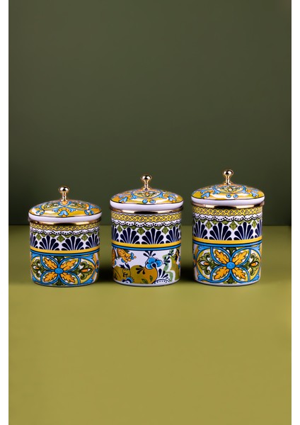 Selge 3 Lü Emaye Kavanoz, Vazo modelleri