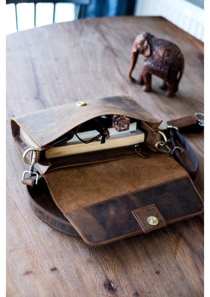 Ulak 100% Gerçek Deri Antik Postacı Çantası 140CM Ayarlanabilir Askı ve Opsiyonel Ellik Dayanıklı modelleri