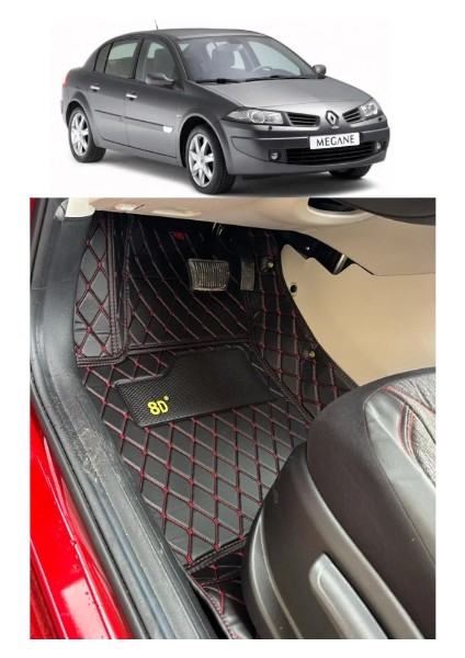 Renault Megane 2 2006-2010 Arası 8d Havuzlu Paspas Takımı