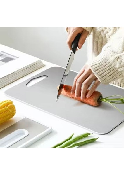 Paslanmaz Çelik Kesme Panosu Doğrama Tahtası