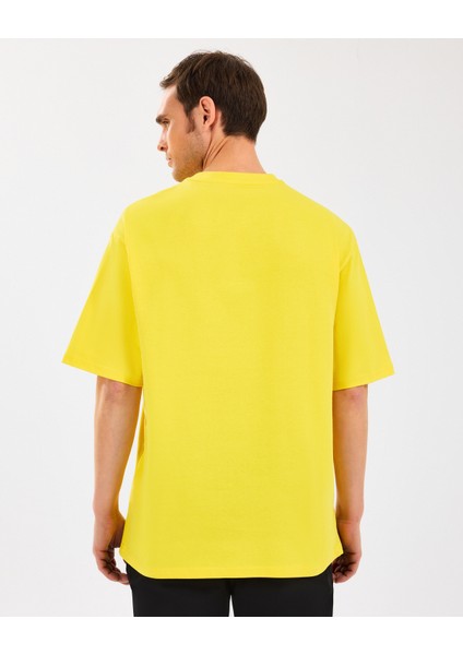 M Heavyweight Graphic Tee T-Shirt Erkek Sarı Tshirt S2510156-200 fırsatları