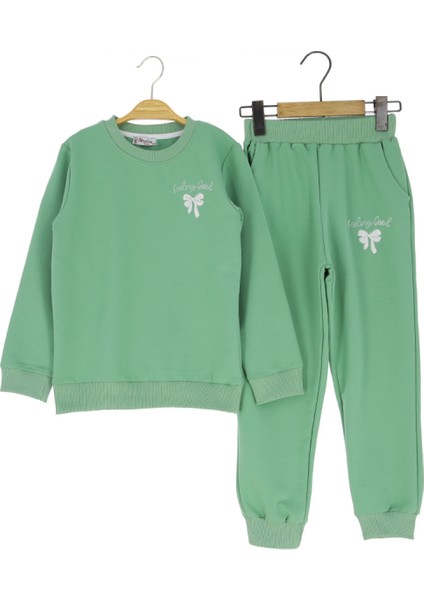 Kız Çocuk Eşofman Takım Nakışlı