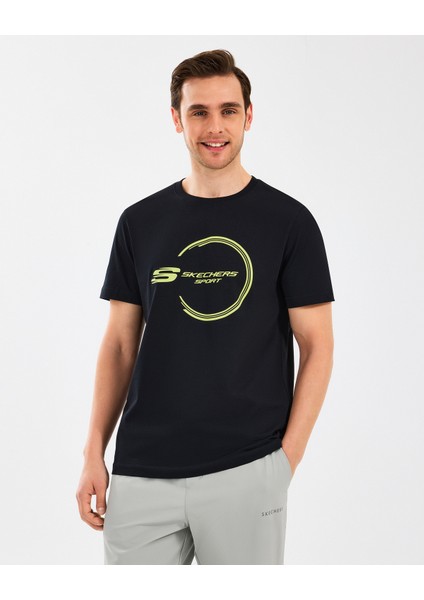 M Lightweight Graphic Tee T-Shirt Erkek Siyah Tshirt S2510161-001