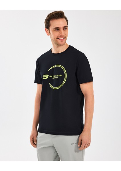 M Lightweight Graphic Tee T-Shirt Erkek Siyah Tshirt S2510161-001 fiyatları