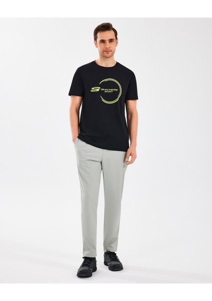 M Lightweight Graphic Tee T-Shirt Erkek Siyah Tshirt S2510161-001 modelleri