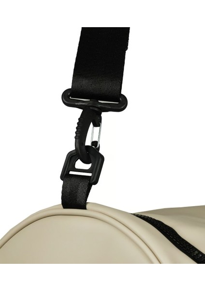 Elite Duffel Bag Silindir Spor Çanta Bej 28 L