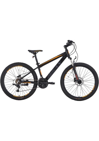 Cooper Dağ Bisikleti 35 cm Hd 26 Jant 21 Vites Mat Siyah Turuncu
