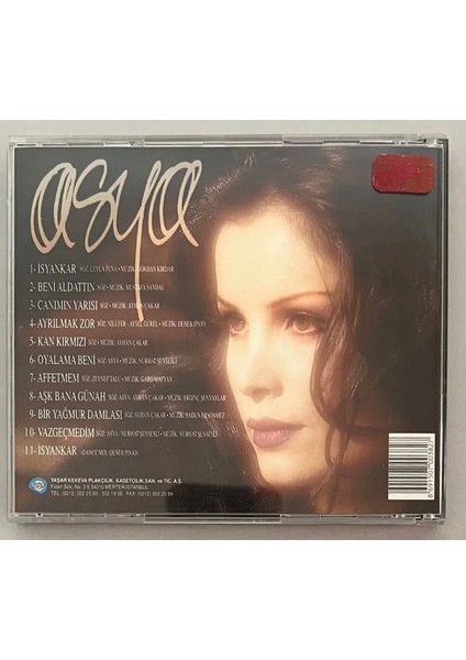 Asya Isyankar Beni Aldattın CD (Dönem Baskı)