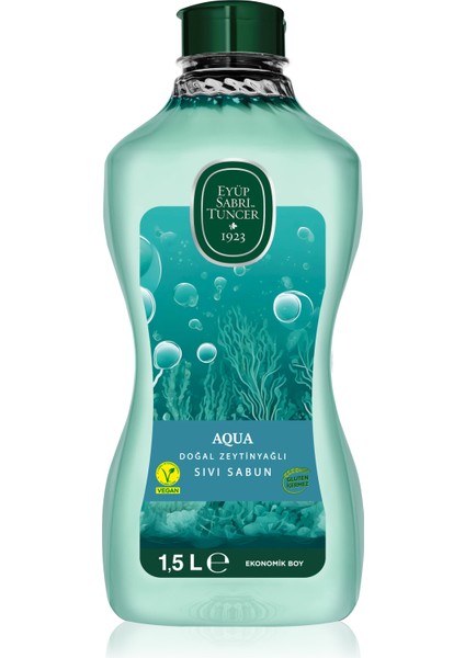 Zeytin Yağlı Sıvı Sabun Aqua 1,5 Lt
