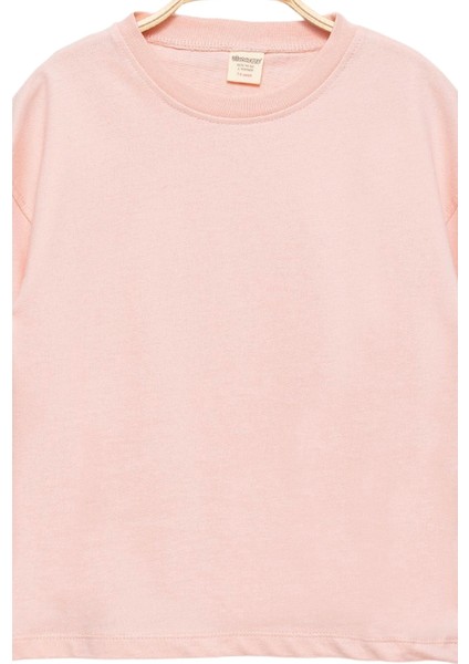 Kız Çocuk %100 Pamuk Fiyonklu Pembe Sweatshirt - Günlük ve Şık Stil fiyatları