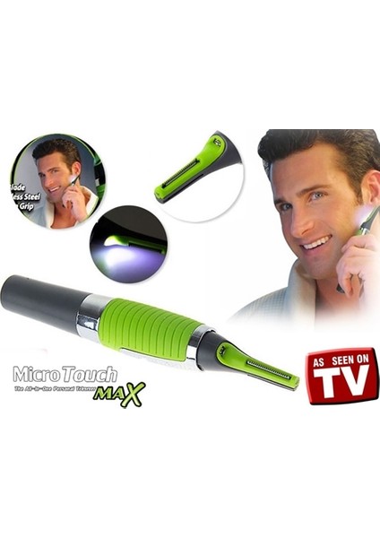 Robinanka Micro Touch Max Erkek Bakım Seti - Sakal Favori - Yanak Kıl Alma Makinesi