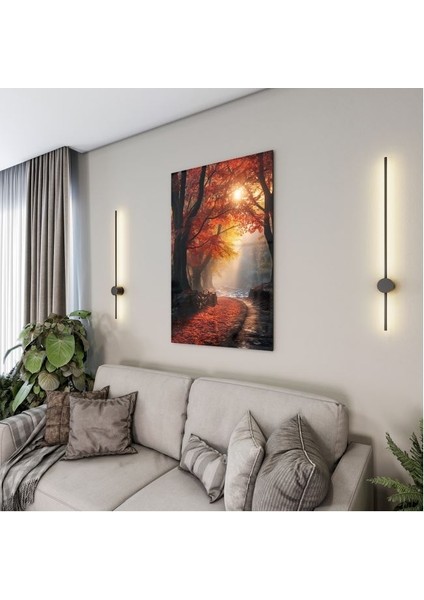 Doğa Manzaralı Cam Tablo - Karışık - Dikey Motif 01-066 fırsatları