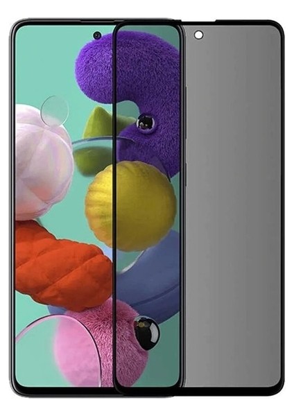 Samsung A72 Uyumlu Hayalet Ekran Gizli Tam Kaplayan Kırılmaz Cam Seramik Ekran Koruyucu Film (Yurt Dışından)