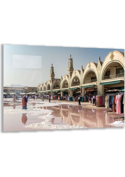 Doğa Manzaralı Cam Tablo - Anadolu - Yatay Motif 03-056