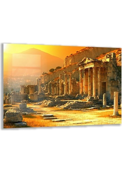 Doğa Manzaralı Cam Tablo - Anadolu - Yatay Motif 03-034