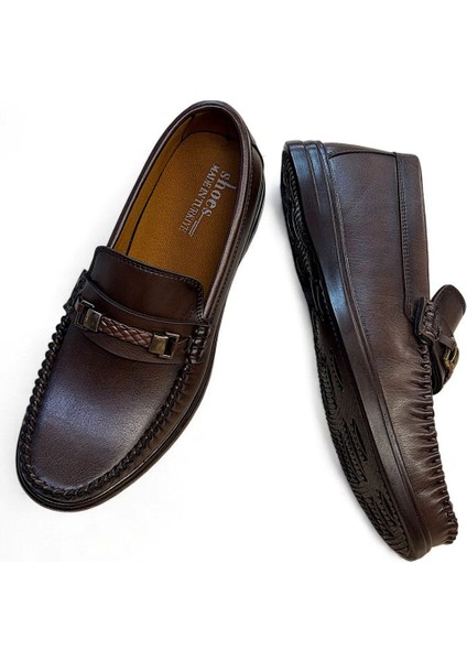 Bağcıksız Toka Detaylı Günlük Yumuşak Erkek Baba Ayakkabı modelleri