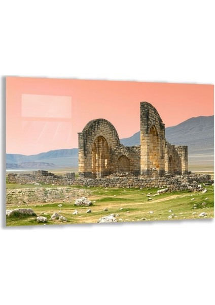 Doğa Manzaralı Cam Tablo - Anadolu - Yatay Motif 03-040