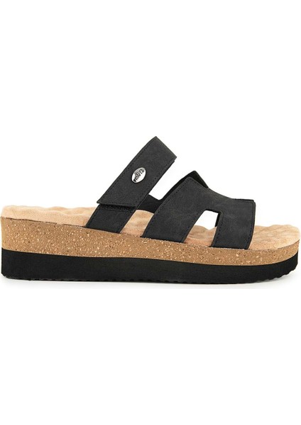 Paia Anatomik Taban Kadın Terlik Siyah
