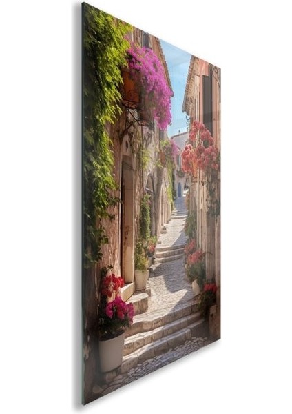 Doğa Manzaralı Cam Tablo - Karışık - Dikey Motif 01-070 fiyatları