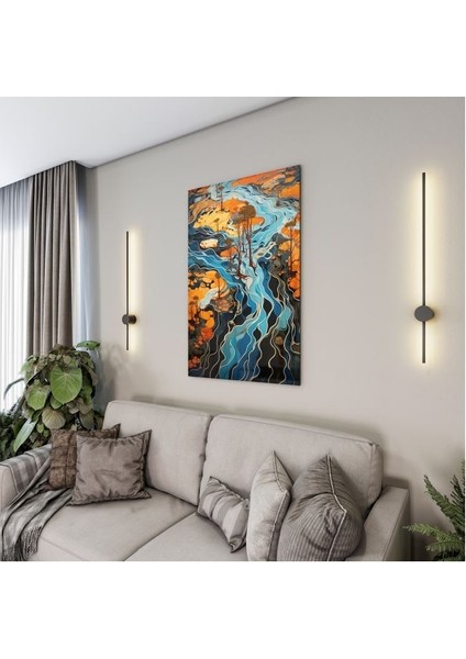 Doğa Manzaralı Cam Tablo - Karışık - Dikey Motif 01-099 fırsatları