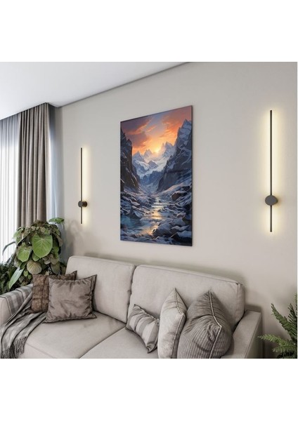 Doğa Manzaralı Cam Tablo - Karışık - Dikey Motif 01-087 fırsatları