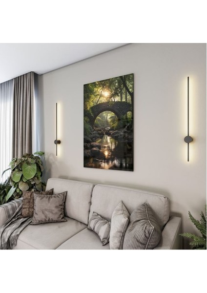 Doğa Manzaralı Cam Tablo - Karışık - Dikey Motif 01-056 fırsatları