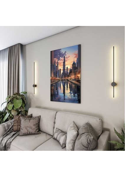 Doğa Manzaralı Cam Tablo - Karışık - Dikey Motif 01-097 fırsatları