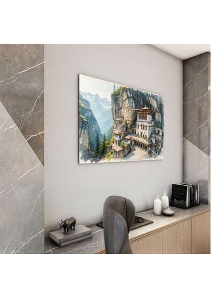 Doğa Manzaralı Cam Tablo - Anadolu - Yatay Motif 03-074 modelleri