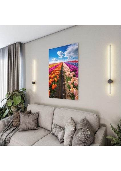 Doğa Manzaralı Cam Tablo - Karışık - Dikey Motif 01-019 fırsatları