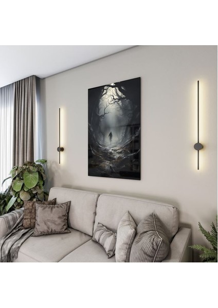 Doğa Manzaralı Cam Tablo - Karışık - Dikey Motif 01-043 fırsatları