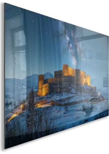 Doğa Manzaralı Cam Tablo - Anadolu - Yatay Motif 03-054