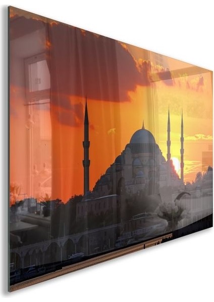 Doğa Manzaralı Cam Tablo - Istanbul - Yatay Motif 02-016 fiyatları