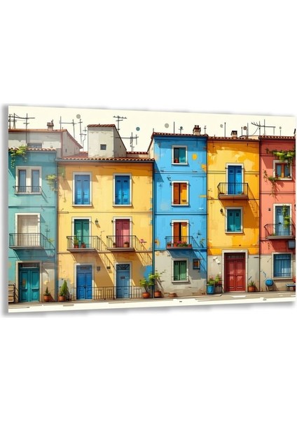 Doğa Manzaralı Cam Tablo - Istanbul - Yatay Motif 02-018