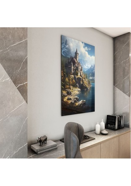 Doğa Manzaralı Cam Tablo - Karışık - Dikey Motif 01-035 modelleri