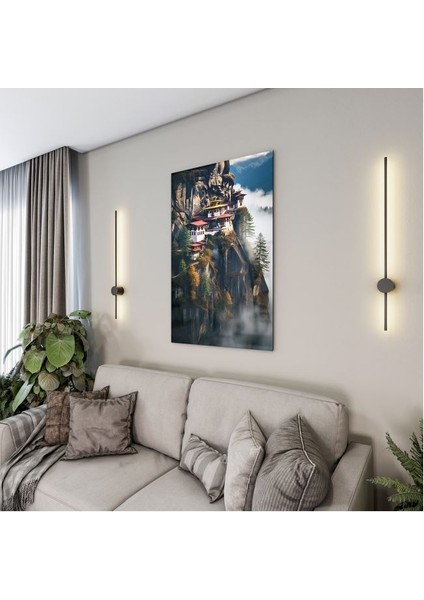 Doğa Manzaralı Cam Tablo - Karışık - Dikey Motif 01-061 fırsatları