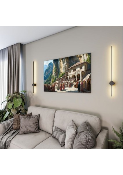 Doğa Manzaralı Cam Tablo - Anadolu - Yatay Motif 03-080 fırsatları