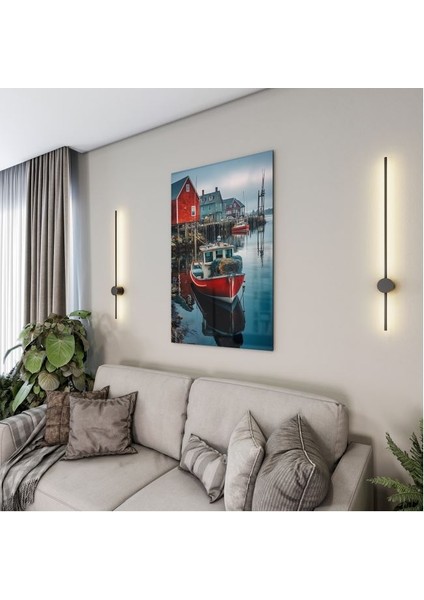 Doğa Manzaralı Cam Tablo - Karışık - Dikey Motif 01-069 fırsatları