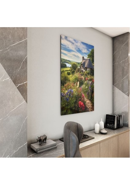 Doğa Manzaralı Cam Tablo - Karışık - Dikey Motif 01-031 modelleri