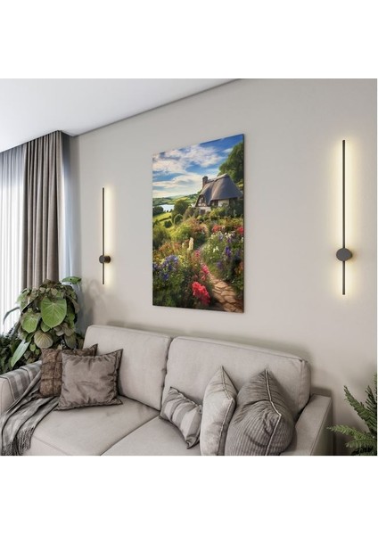 Doğa Manzaralı Cam Tablo - Karışık - Dikey Motif 01-031 fırsatları