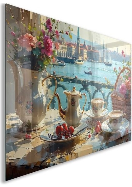 Doğa Manzaralı Cam Tablo - Istanbul - Yatay Motif 02-037 fiyatları