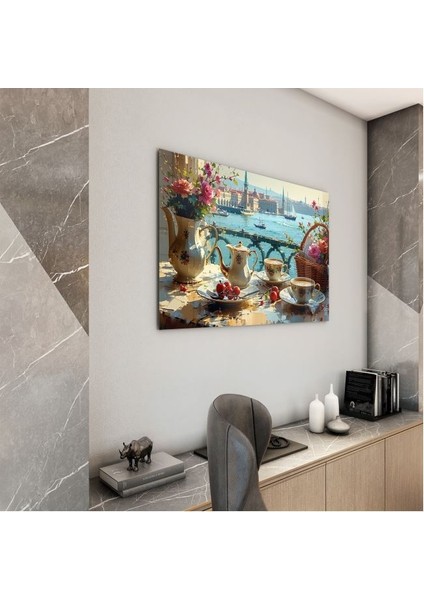Doğa Manzaralı Cam Tablo - Istanbul - Yatay Motif 02-037 modelleri
