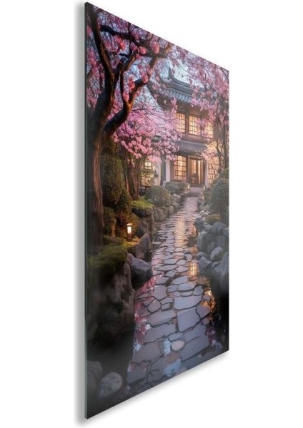 Doğa Manzaralı Cam Tablo - Karışık - Dikey Motif 01-018 fiyatları