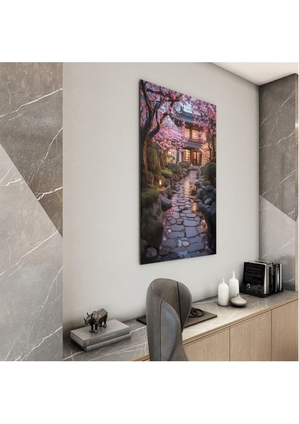 Doğa Manzaralı Cam Tablo - Karışık - Dikey Motif 01-018 modelleri