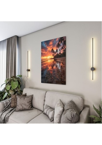 Doğa Manzaralı Cam Tablo - Karışık - Dikey Motif 01-057 fırsatları
