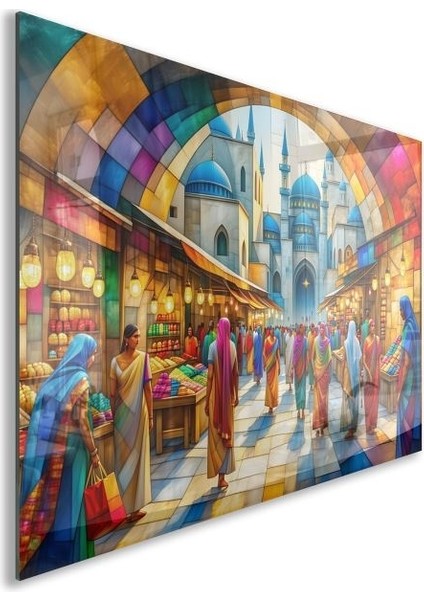 Doğa Manzaralı Cam Tablo - Istanbul - Yatay Motif 02-006 fiyatları